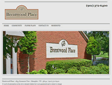 Tablet Screenshot of brentwoodplaceapts.com
